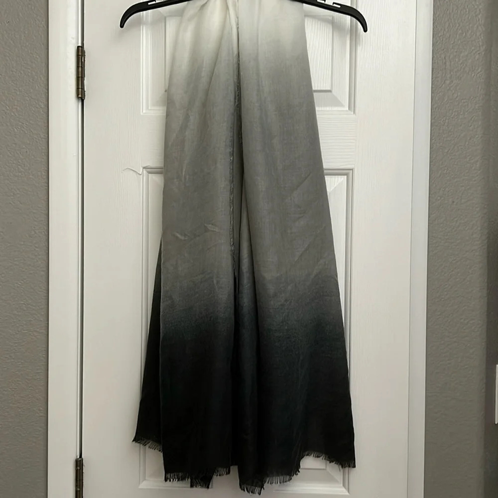 Carly Cushnie Grey Horizon Ombré Scarf